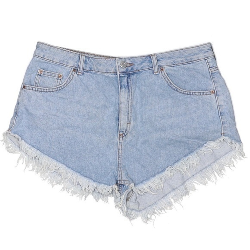 Topshop Denim Shorts - Picture 2 of 6